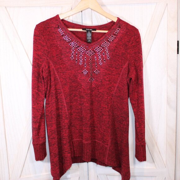 Style & Co. Sweaters - Style & Co. Embellished Sweater Size PL Christmas Party Ready!